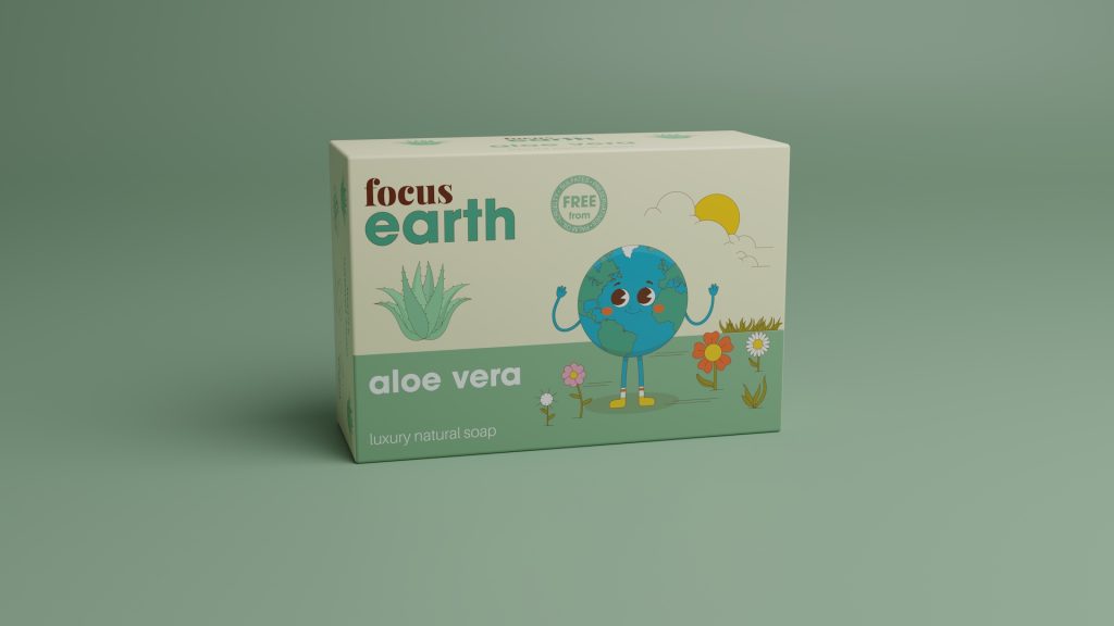 Aloe Vera - Luxury Natural Soap Bar Bath Soap focus Earth Eco vegan