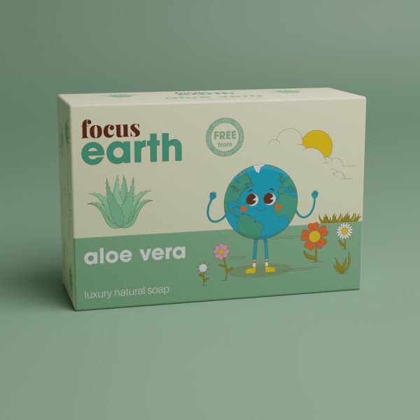 Aloe Vera - Luxury Natural Soap Bar Bath Soap focus Earth Eco vegan