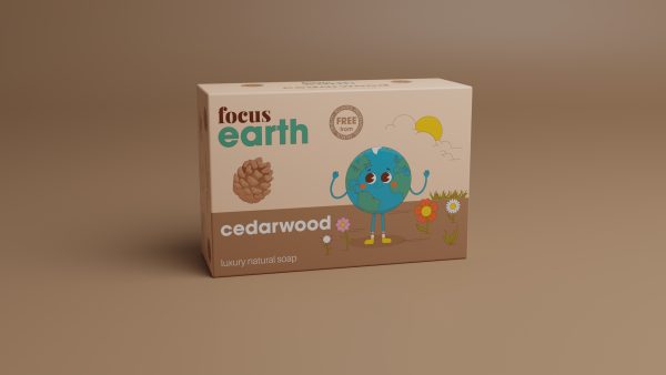 Cedarwood - Luxury Natural Soap Bar Bath Soap focus Earth Eco vegan