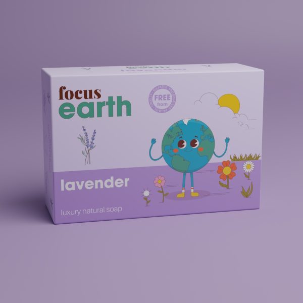 Lavendar - Luxury Natural Soap Bar Bath Soap focus Earth Eco vegan