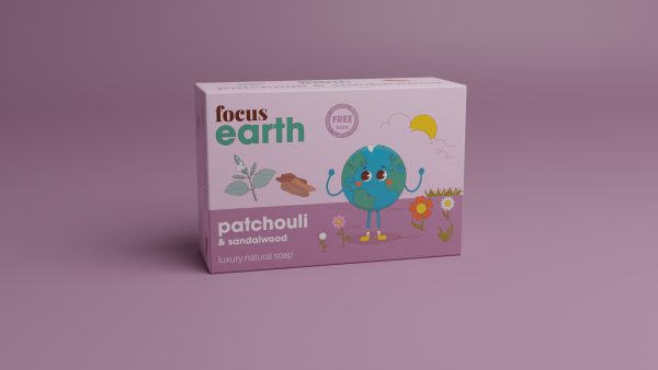 Patchouli and Sandalwood - Luxury Natural Soap Bar Bath Soap focus Earth Eco vegan