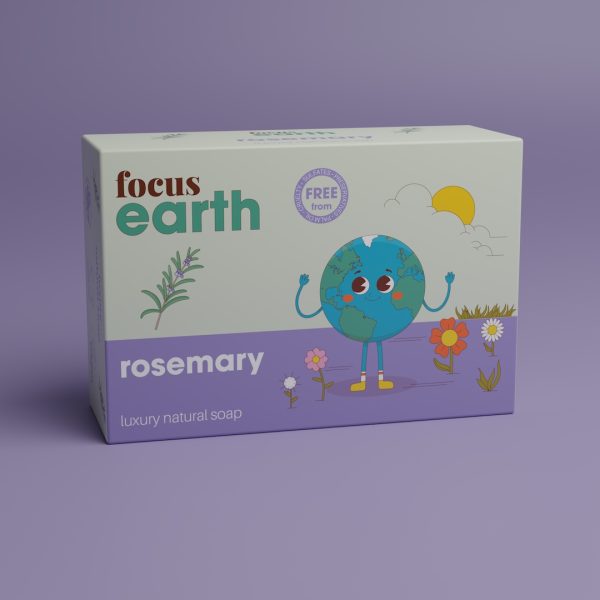 Rosemary - Luxury Natural Soap Bar Bath Soap focus Earth Eco vegan