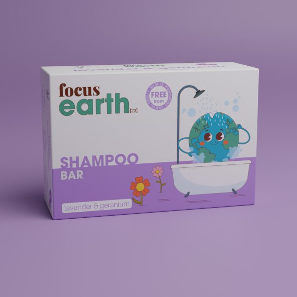 Lavender & Geranium – Luxury Natural Shampoo Bar